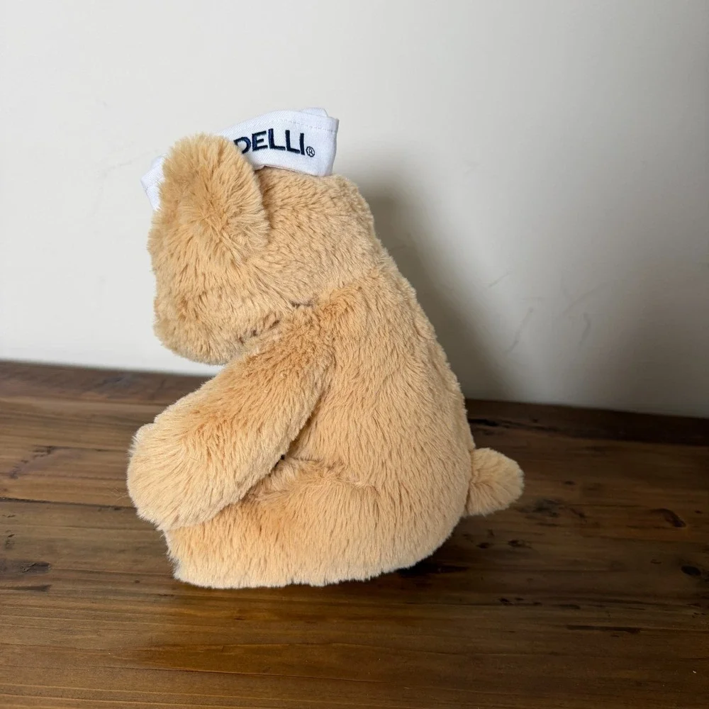 Ghirardelli Caramel the‎ Bear Keepsake Plush Teddy Bear with Hat and Bowtie